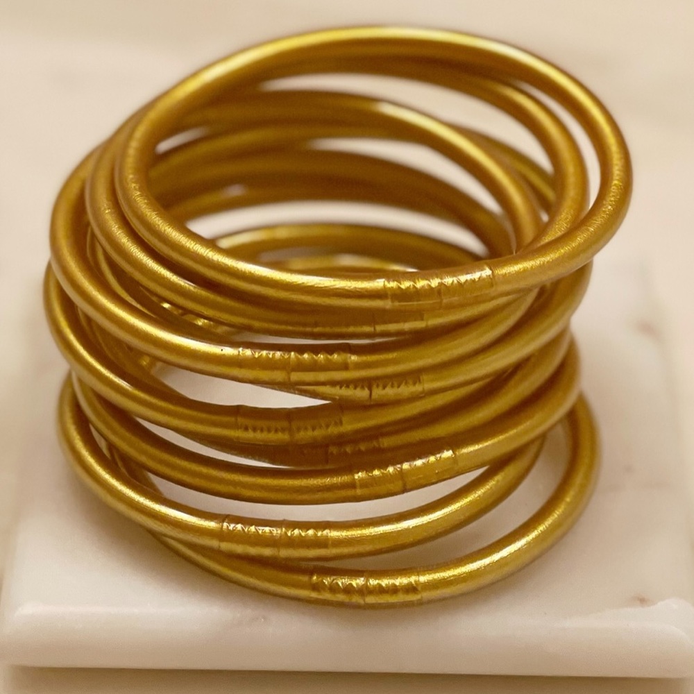 Gold Bangle Set of 9